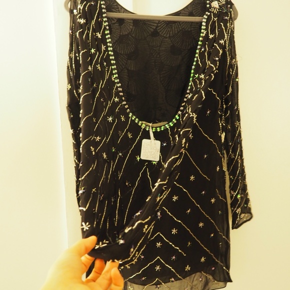 NWT Free People Dali Embellished Dress - Picture 5 of 8